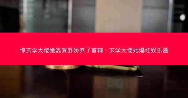 惊玄学大佬她靠算卦娇养了首辅、玄学大佬她爆红娱乐圈