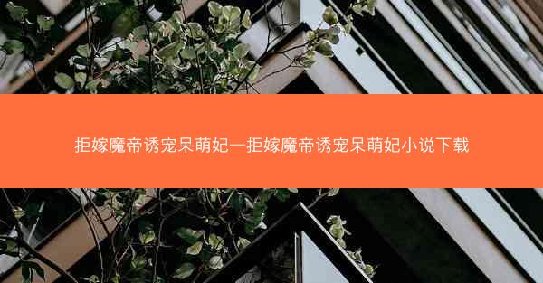 拒嫁魔帝诱宠呆萌妃—拒嫁魔帝诱宠呆萌妃小说下载