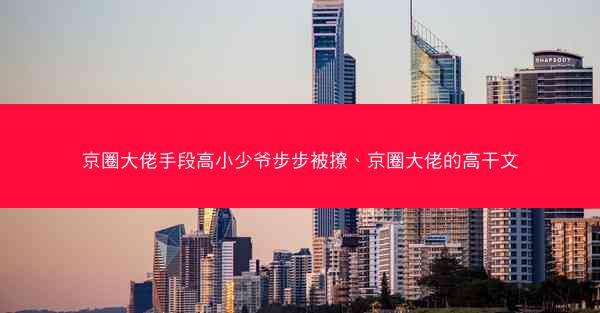京圈大佬手段高小少爷步步被撩、京圈大佬的高干文