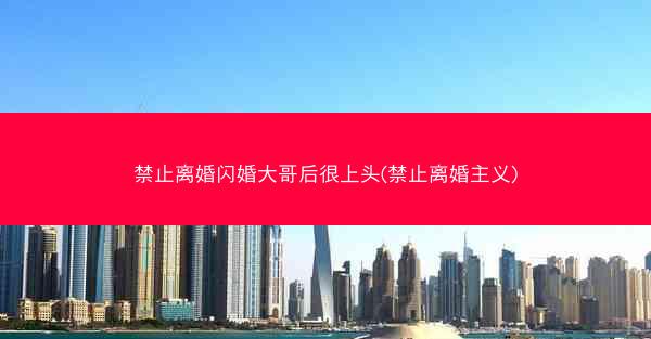 禁止离婚闪婚大哥后很上头(禁止离婚主义)