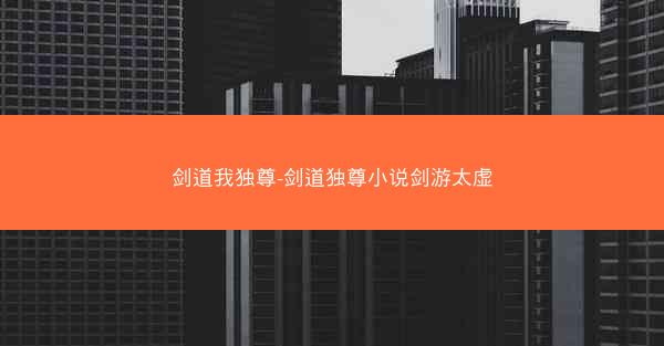 剑道我独尊-剑道独尊小说剑游太虚