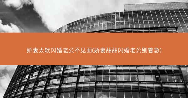 娇妻太软闪婚老公不见面(娇妻甜甜闪婚老公别着急)