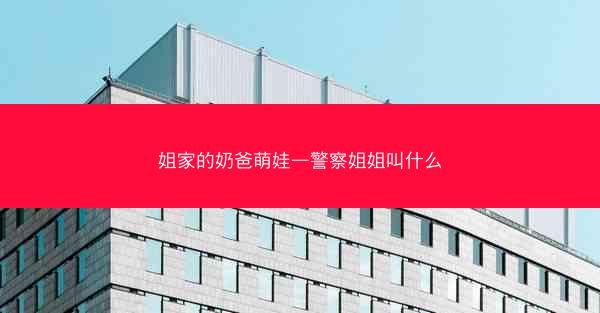 姐家的奶爸萌娃—警察姐姐叫什么
